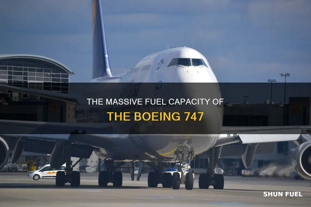 how much gal fuel boeing 747 can hold