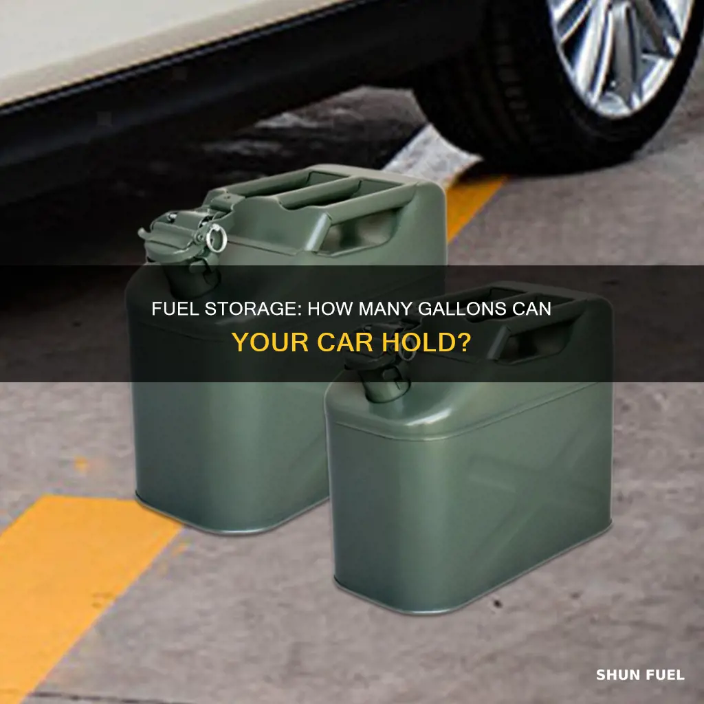 how much gallon fuel a car hold
