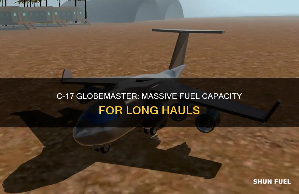 how much gallons of fuel c-17 carry