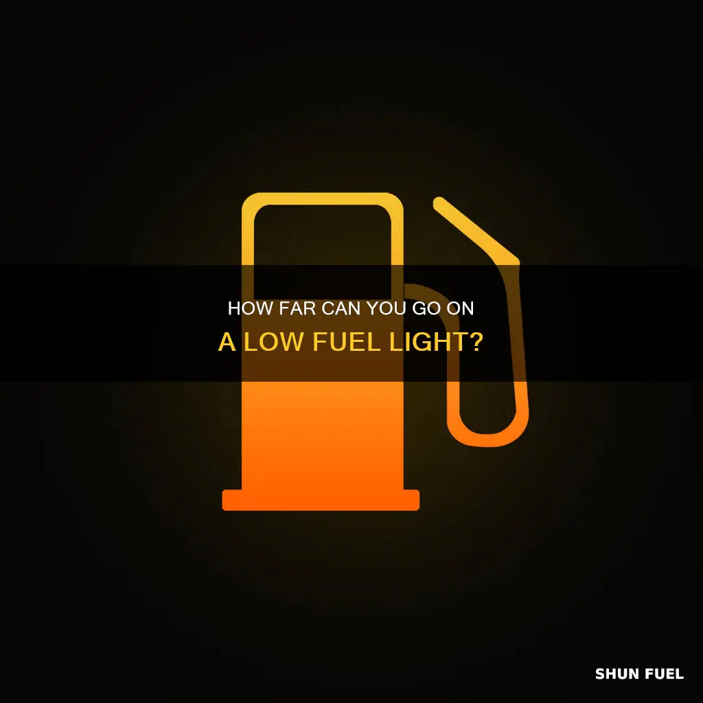 how much gas is left when it says low fuel