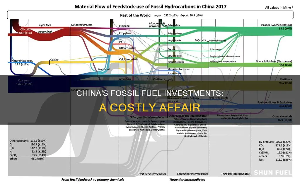how much has china invested in fossil fuels