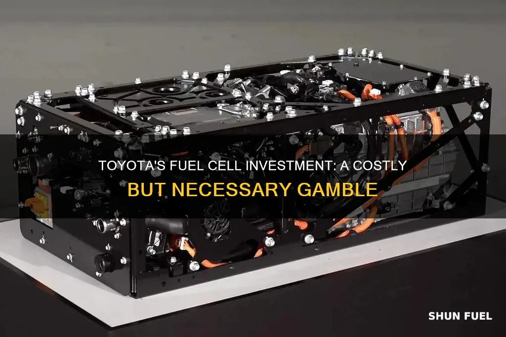 how much has toyota spent developing fuel cells