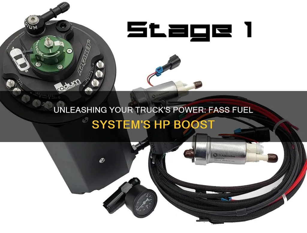 how much horsepower does a fass fuel system add