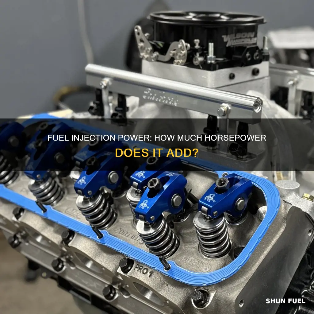 how much horsepower does fuel injection add