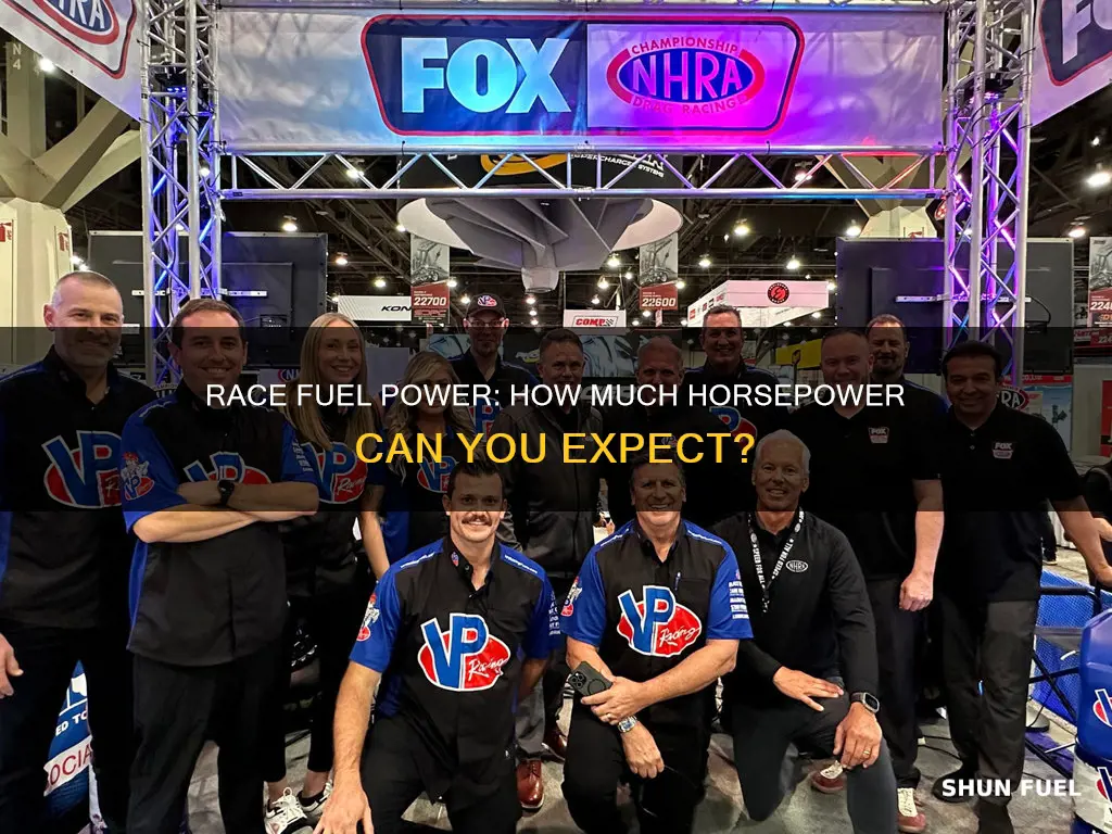 how much horsepower does race fuel add