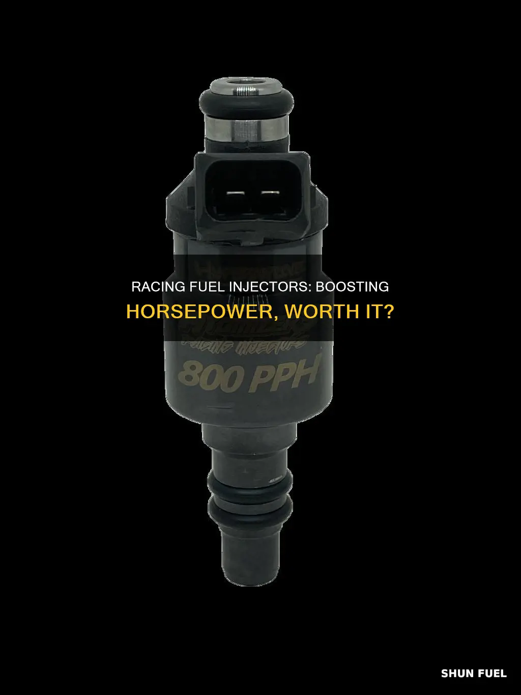 how much horsepower does racing fuel injecters add