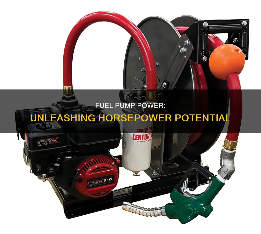 how much horsepower will a 255lph fuel pump support