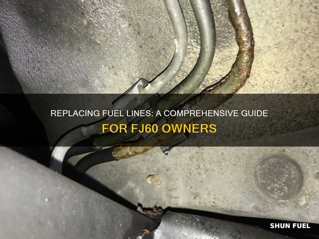 how much hose to replace all fuel lines fj60