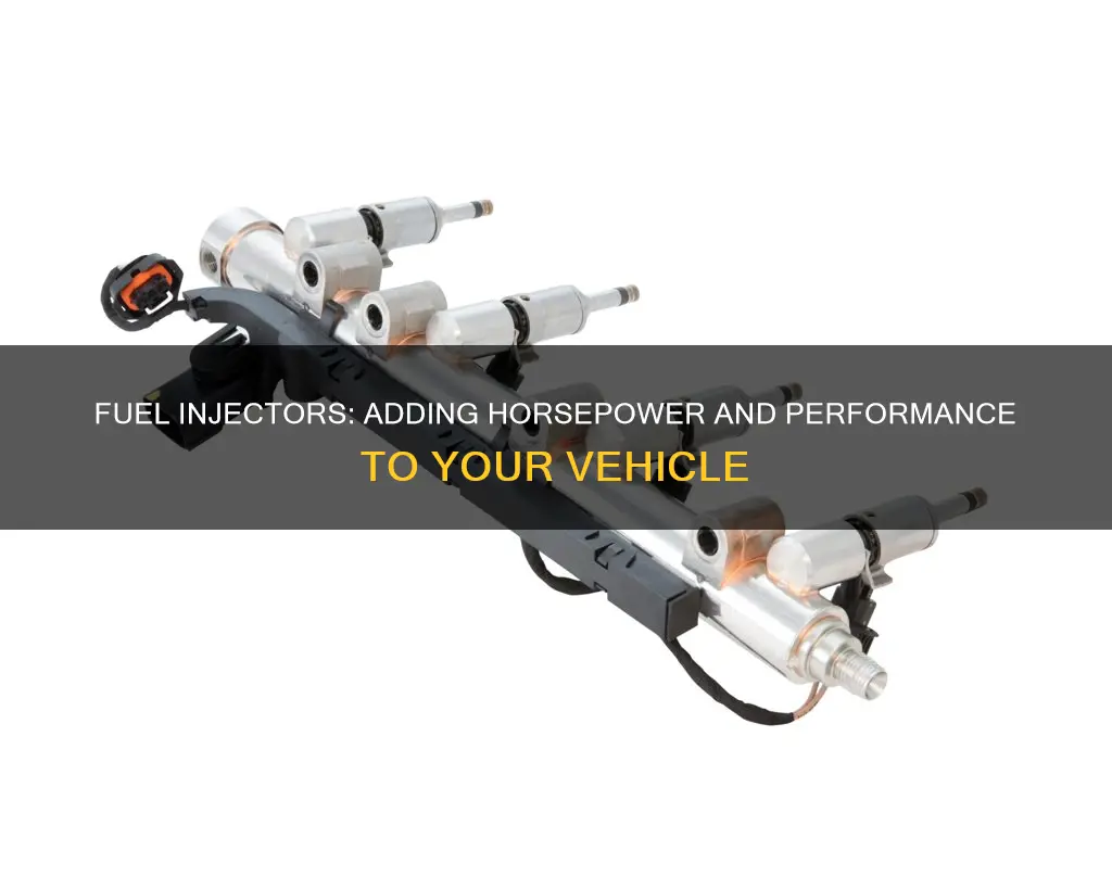 how much hp can fuel injectors add
