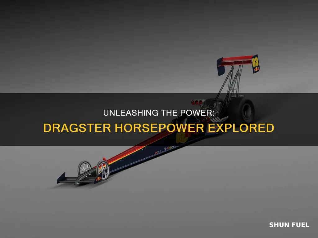 how much hp does a too fuel dragster go