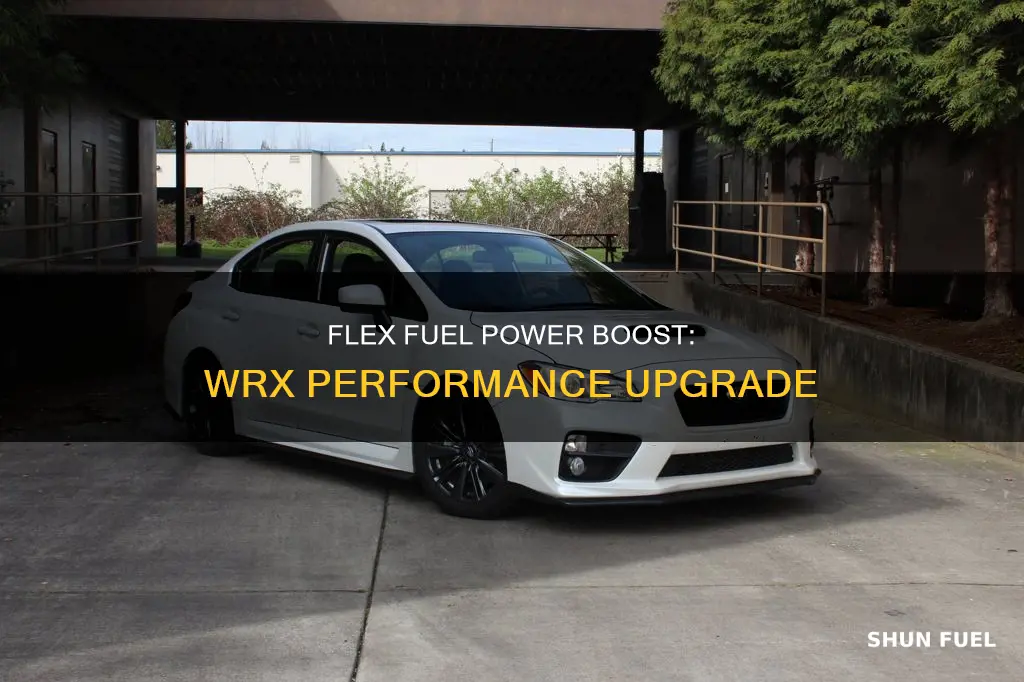 how much hp does flex fuel add wrx