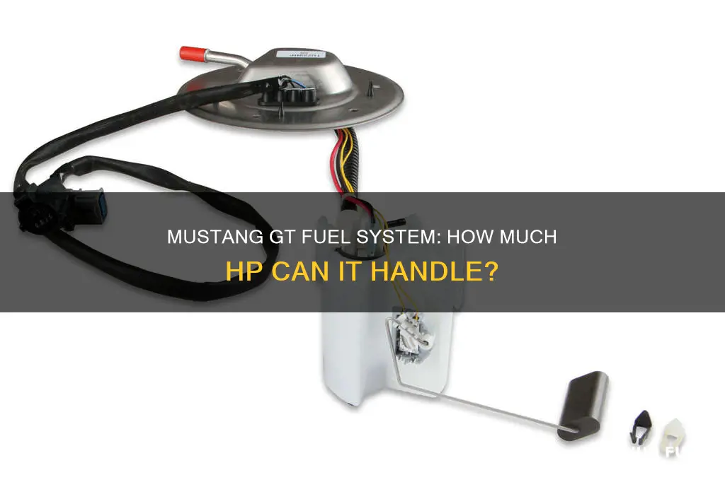 how much hp does stock mustang gt fuel system handle