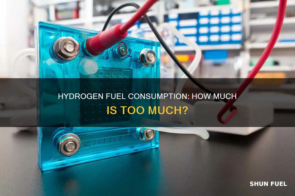 how much hydrogen fuel is consumed