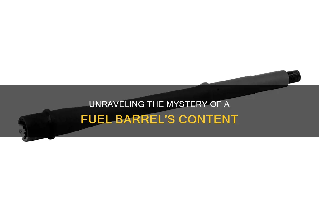how much in a barrel of fuel
