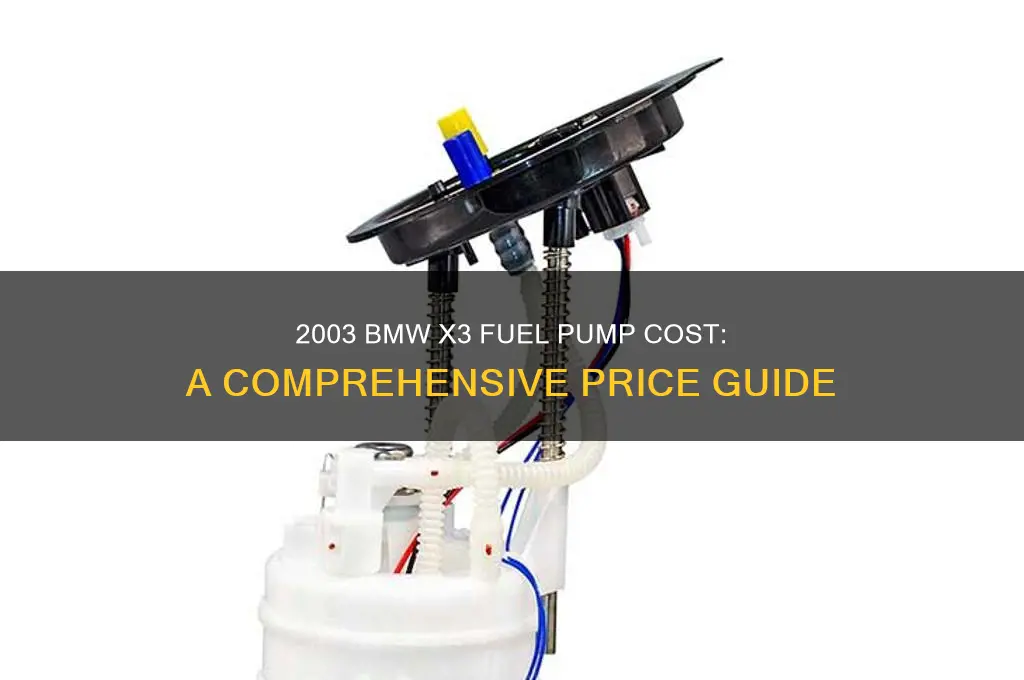 how much is 2003 x3 fuel pump