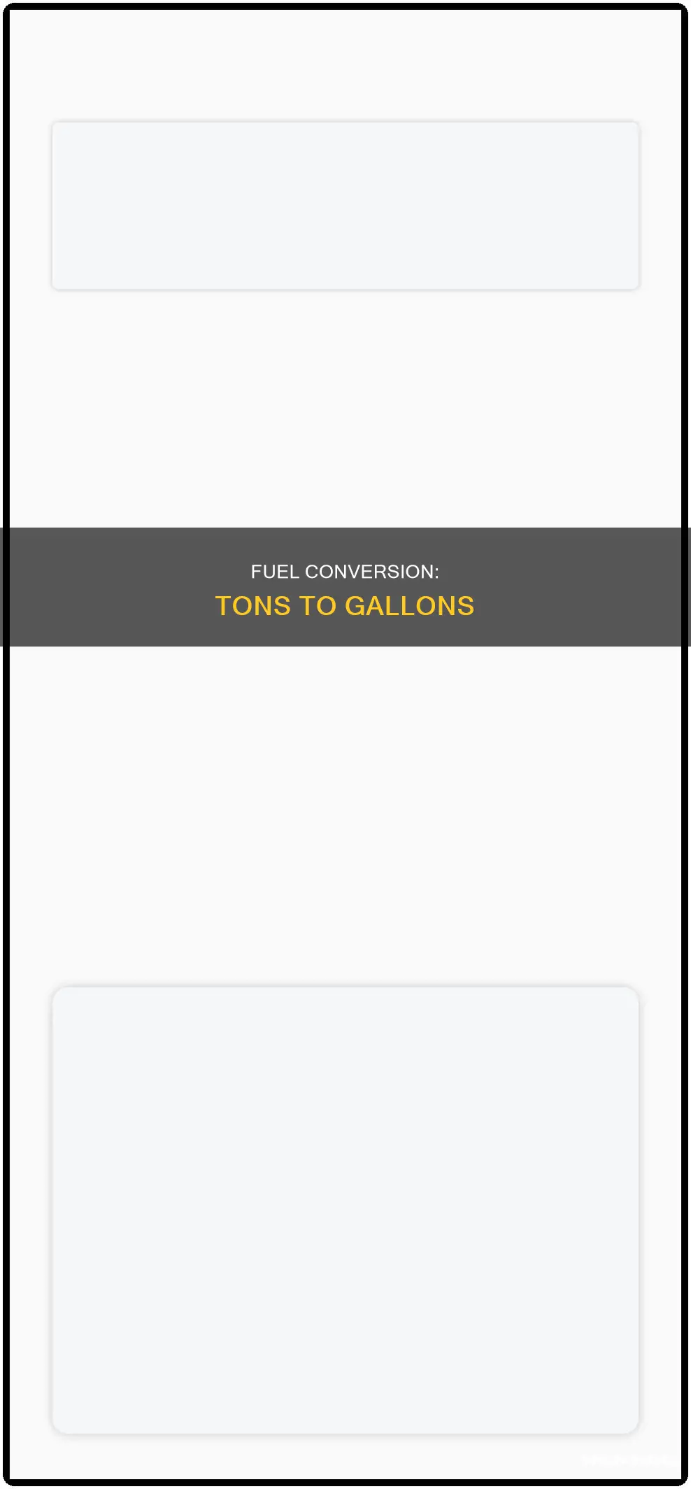 how much is 50000 metric tons of fuel in gallons