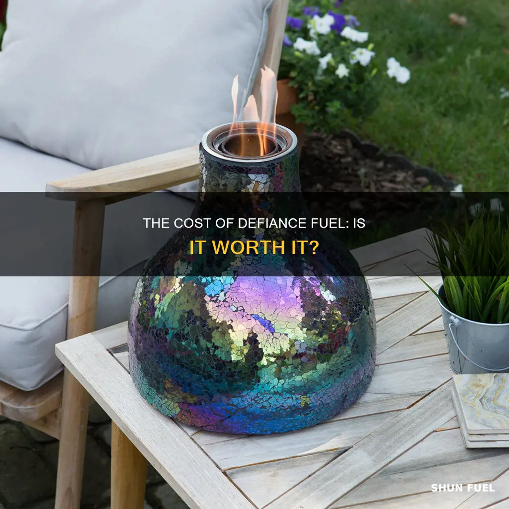 how much is a bottle of defiance fuel