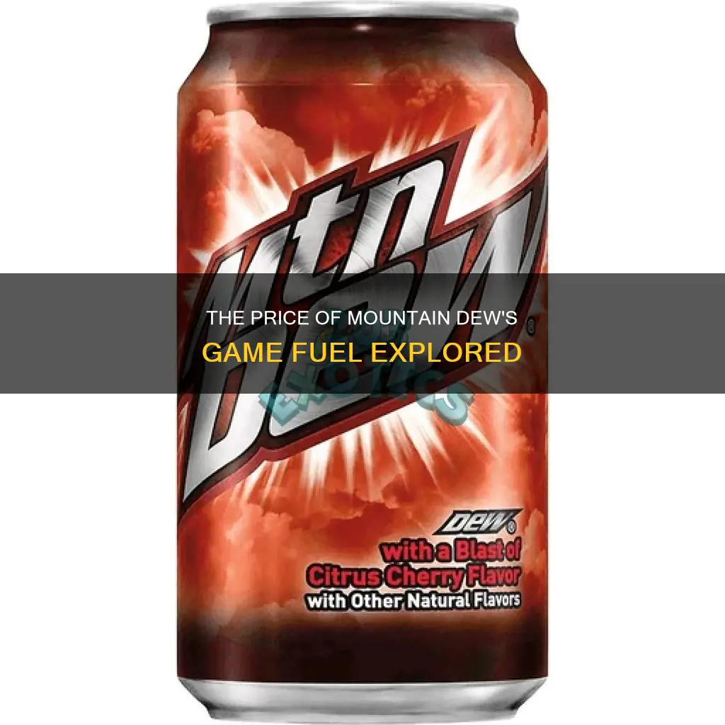 how much is a can of mountain dew game fuel