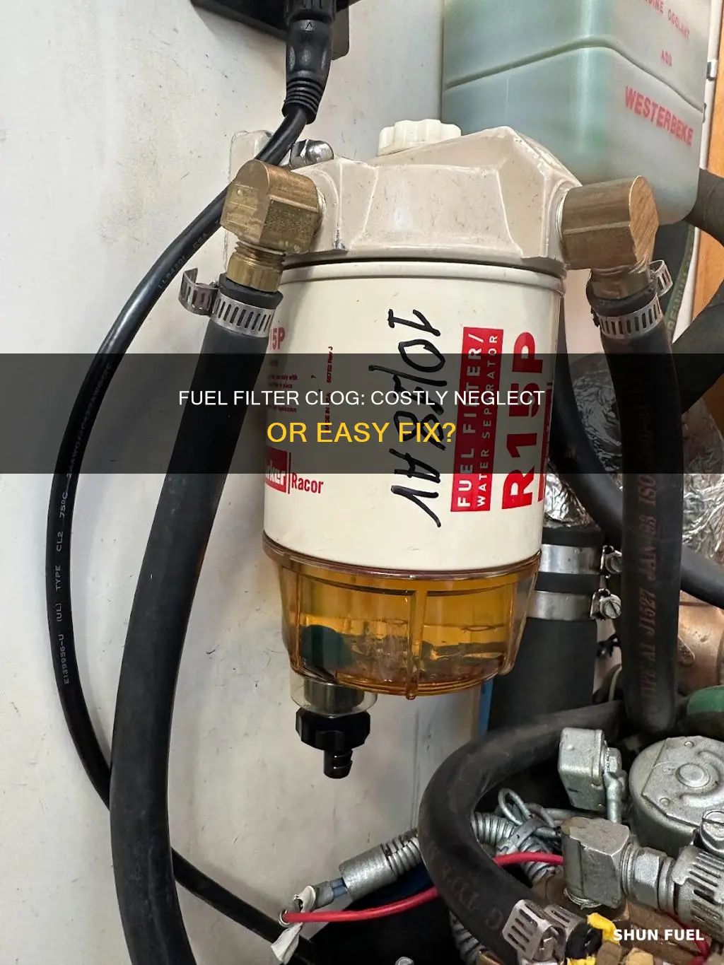 how much is a clogged fuel filter