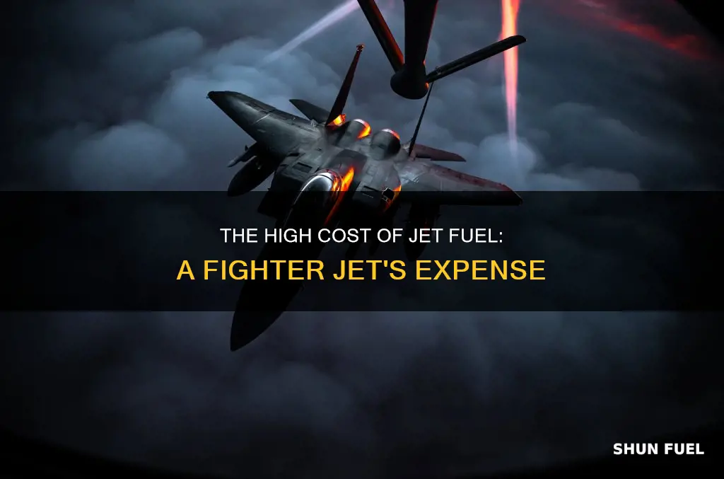 how much is a fighter jet fuel