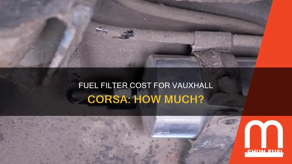 how much is a fuel filter for vauxhall corsa
