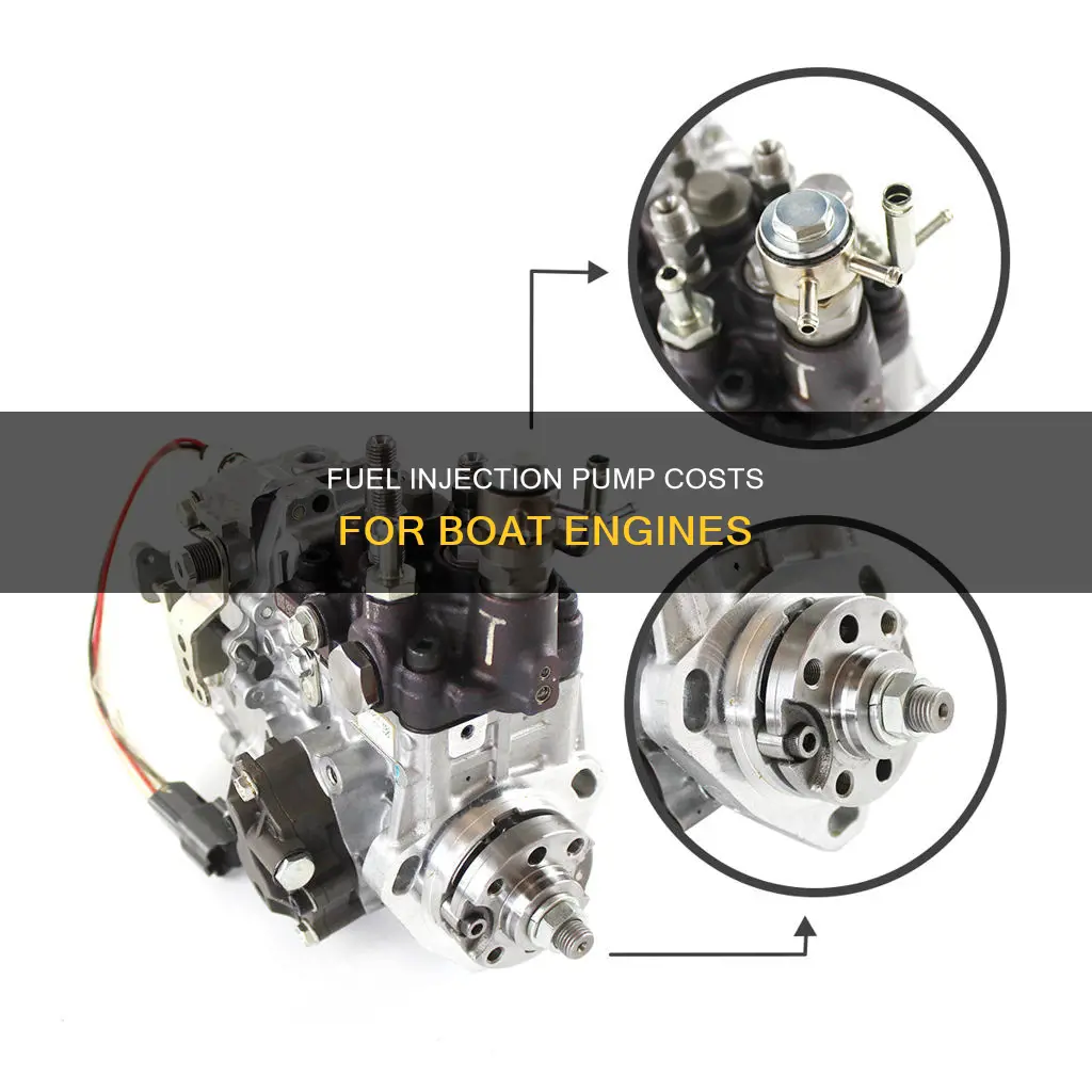 how much is a fuel injection pump for a boat