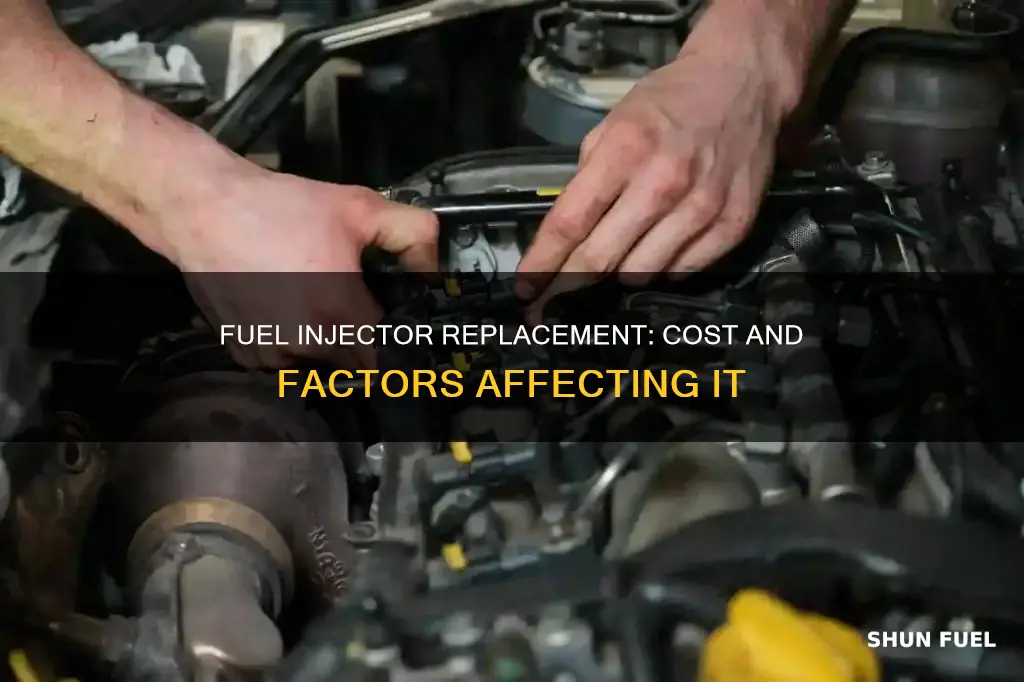 how much is a fuel injector replacement