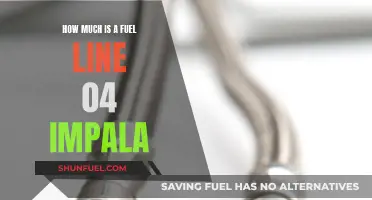 Fuel Line Cost for 2004 Impala: A Breakdown