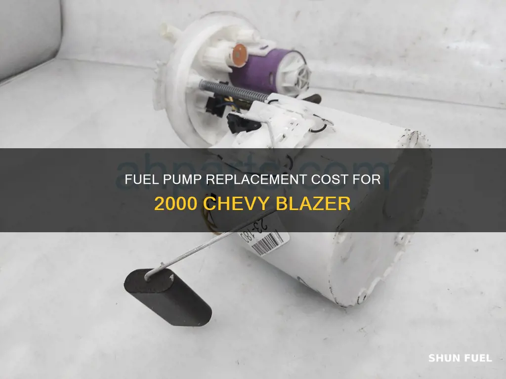 how much is a fuel pump 2000 chevy blazer