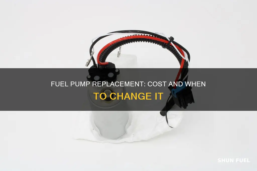 how much is a fuel pump change