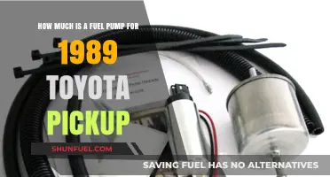 Fuel Pump Cost for 1989 Toyota Pickup