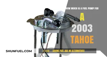 Fuel Pump Replacement: 2003 Tahoe Cost Guide
