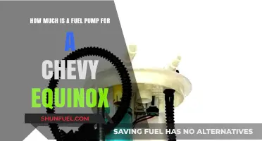 Fuel Pump Cost for Chevy Equinox: How Much?