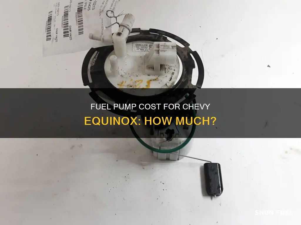 how much is a fuel pump for a chevy equinox