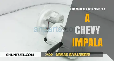 Fuel Pump Cost for Chevy Impala: How Much?
