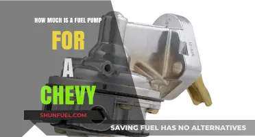 Fuel Pump Cost for Your Chevy: How Much?