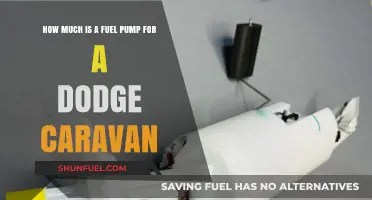 Fuel Pump Cost for a Dodge Caravan: How Much?