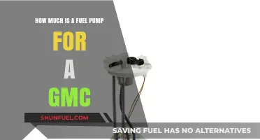GMC Fuel Pump Cost: What's the Price Tag?