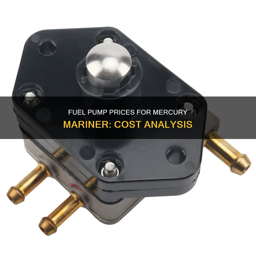 how much is a fuel pump for a mercury mariner