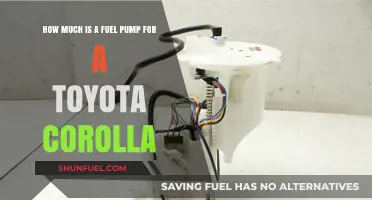 Toyota Corolla Fuel Pump: Cost and Replacement Guide