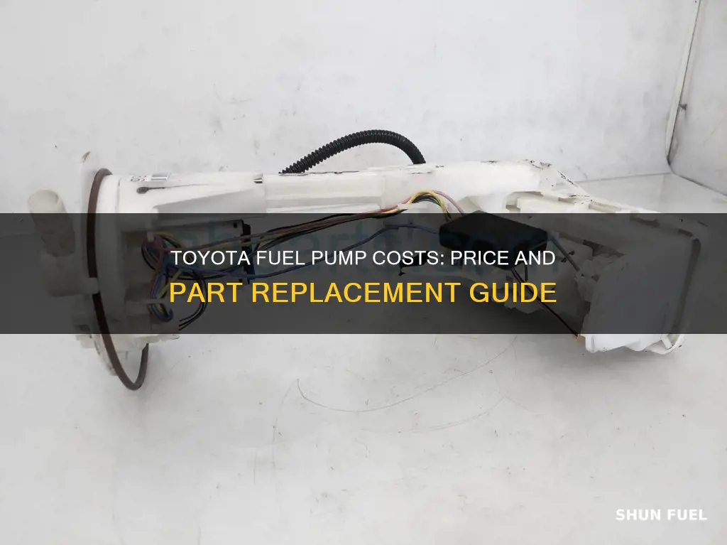 how much is a fuel pump for a toyota