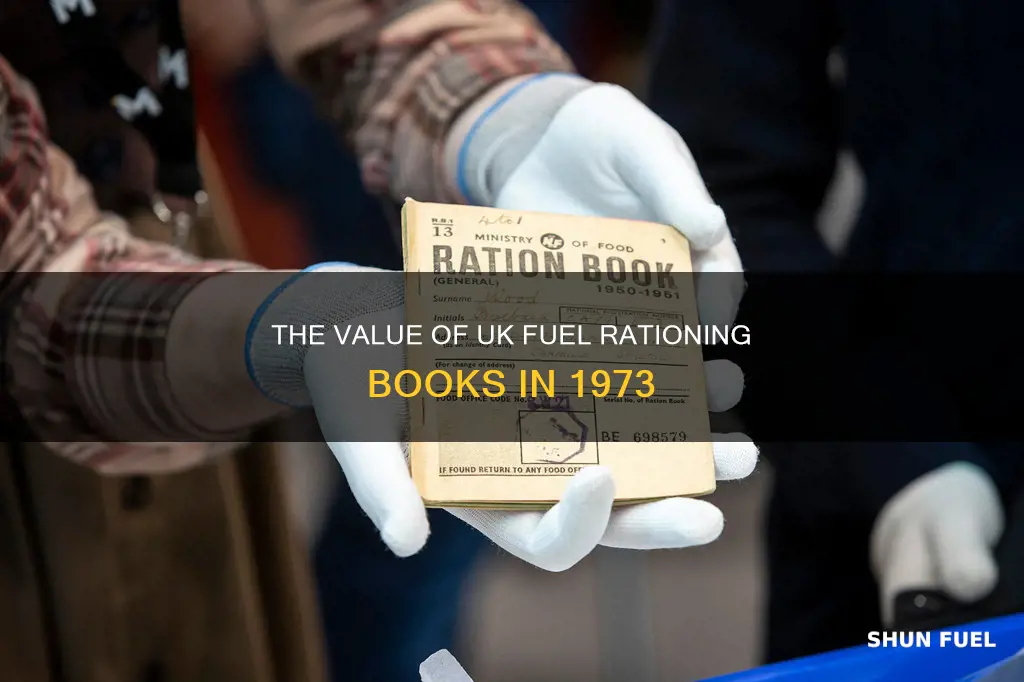 how much is a fuel rationing book worth uk 1973