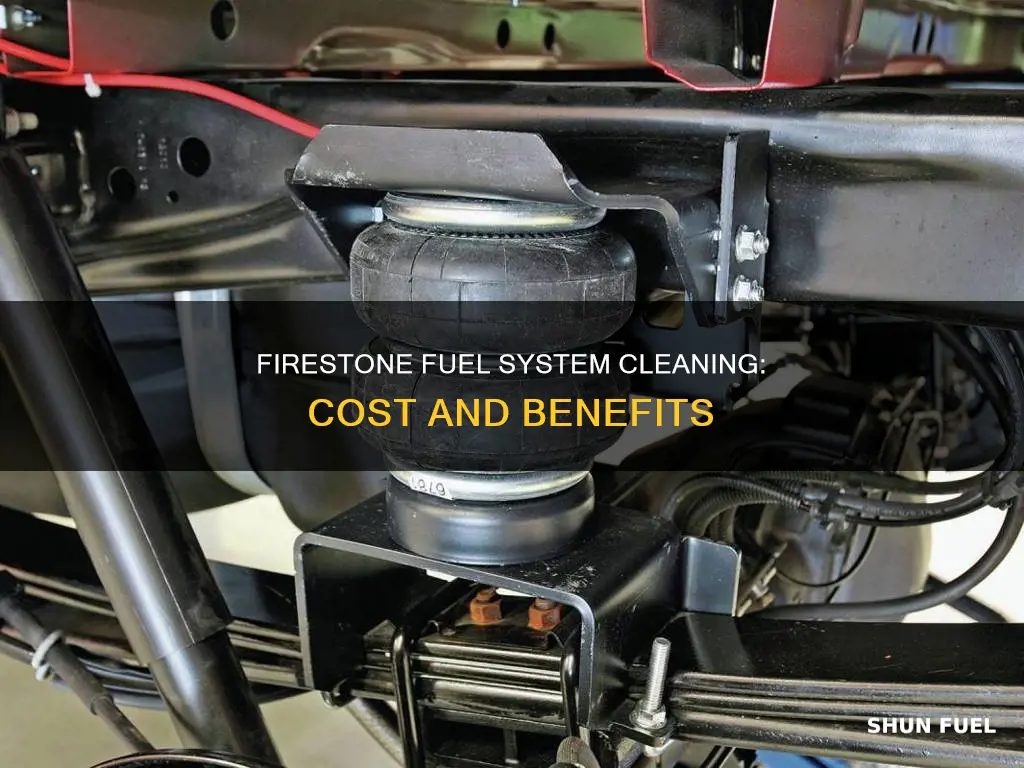 how much is a fuel system cleaning at firestone
