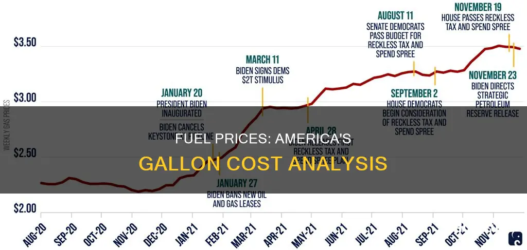 how much is a gallon of fuel in america