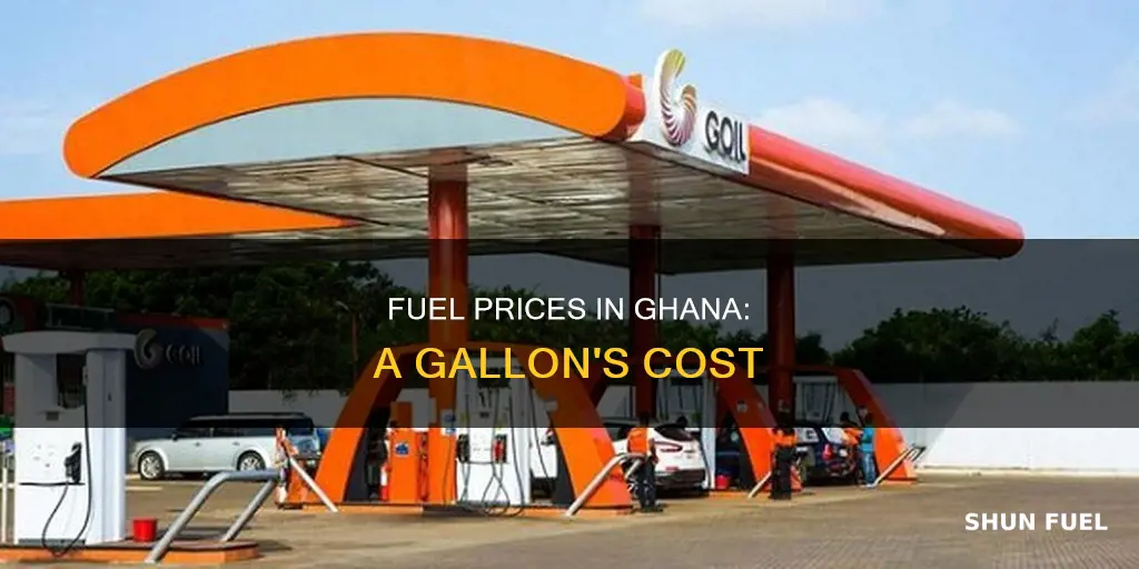 how much is a gallon of fuel in ghana