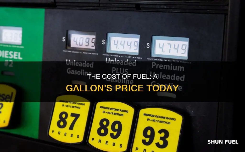 how much is a gallon of fuel now