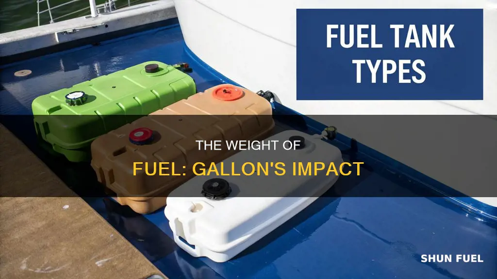 how much is a gallon of fuel weigh