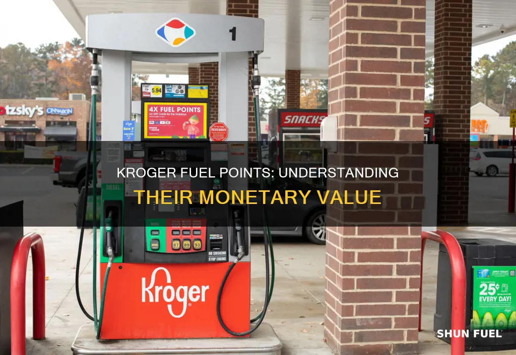 how much is a kroger fuel point worth