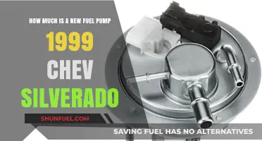 Fuel Pump Replacement Cost for Your 1999 Chevy Silverado