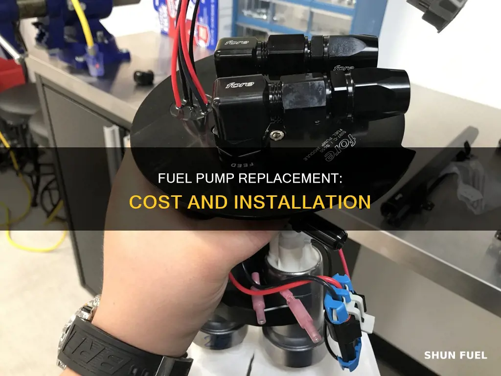 how much is a new fuel pump installed